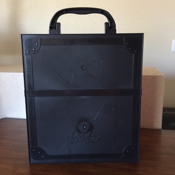 2011 Mattel Pink & Black Barbie Doll Wardrobe Case - Picture 3 of 10